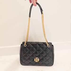 Tory Burch Black Willa Shoulder Bag (Large)